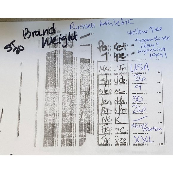 Spoon River Days 1991 Race T shirt Russell Athletic XXL READ - Picture 9 of 9